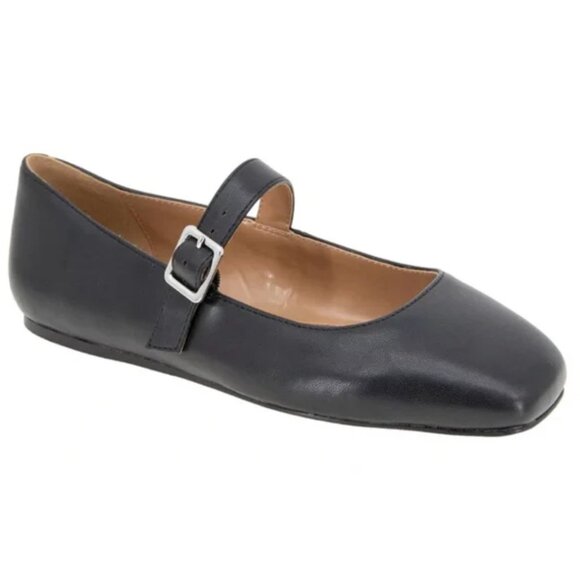 NWT BCBGeneration Black Harpin Mary Jane Flats, Size - Picture 1 of 10